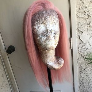 Full lace blend hair gold pink wig NWT💖